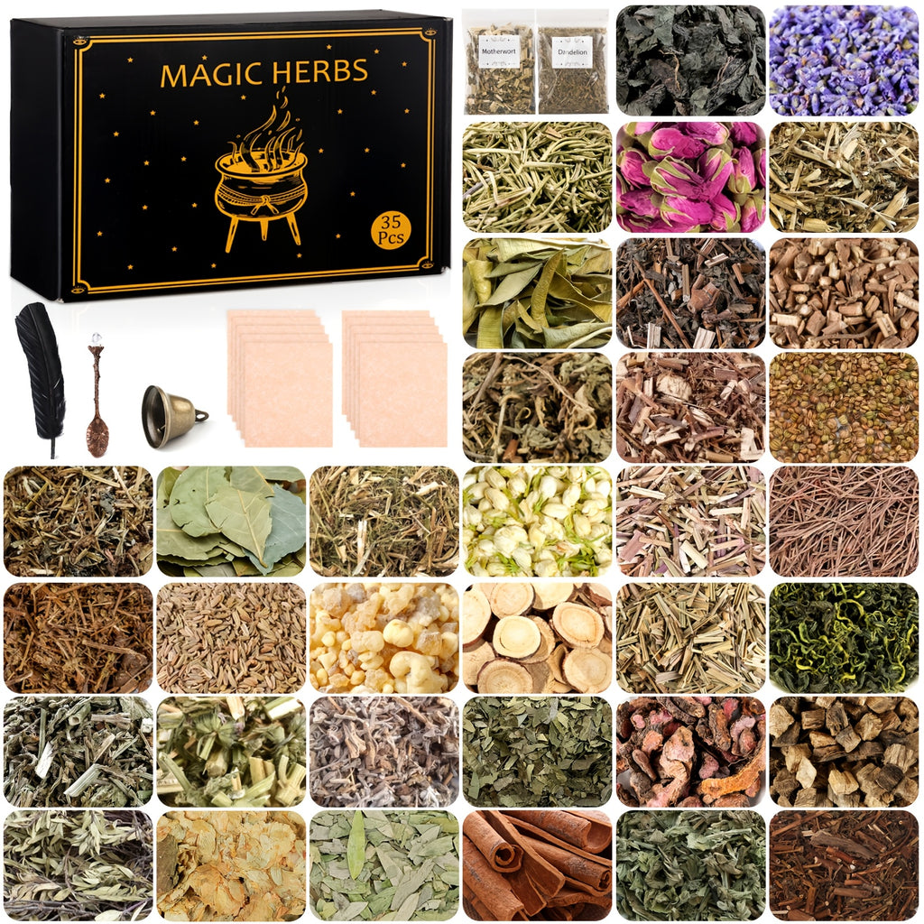 38pcs Witchcraft Supplies Kit