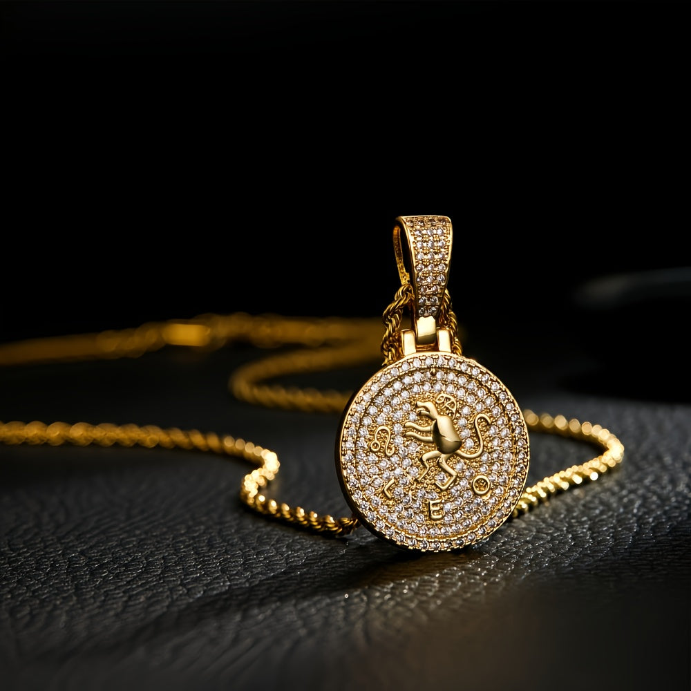 14k Gold Plated Zodiac Coins Necklace