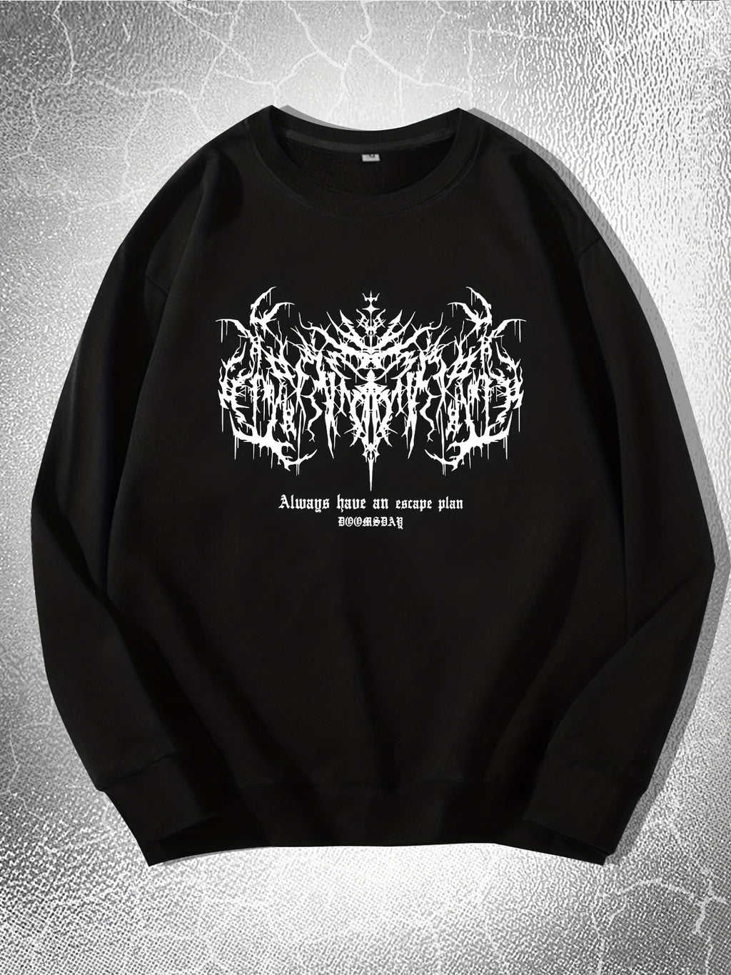 Skeleton Thorns Graphic Sweatshirt