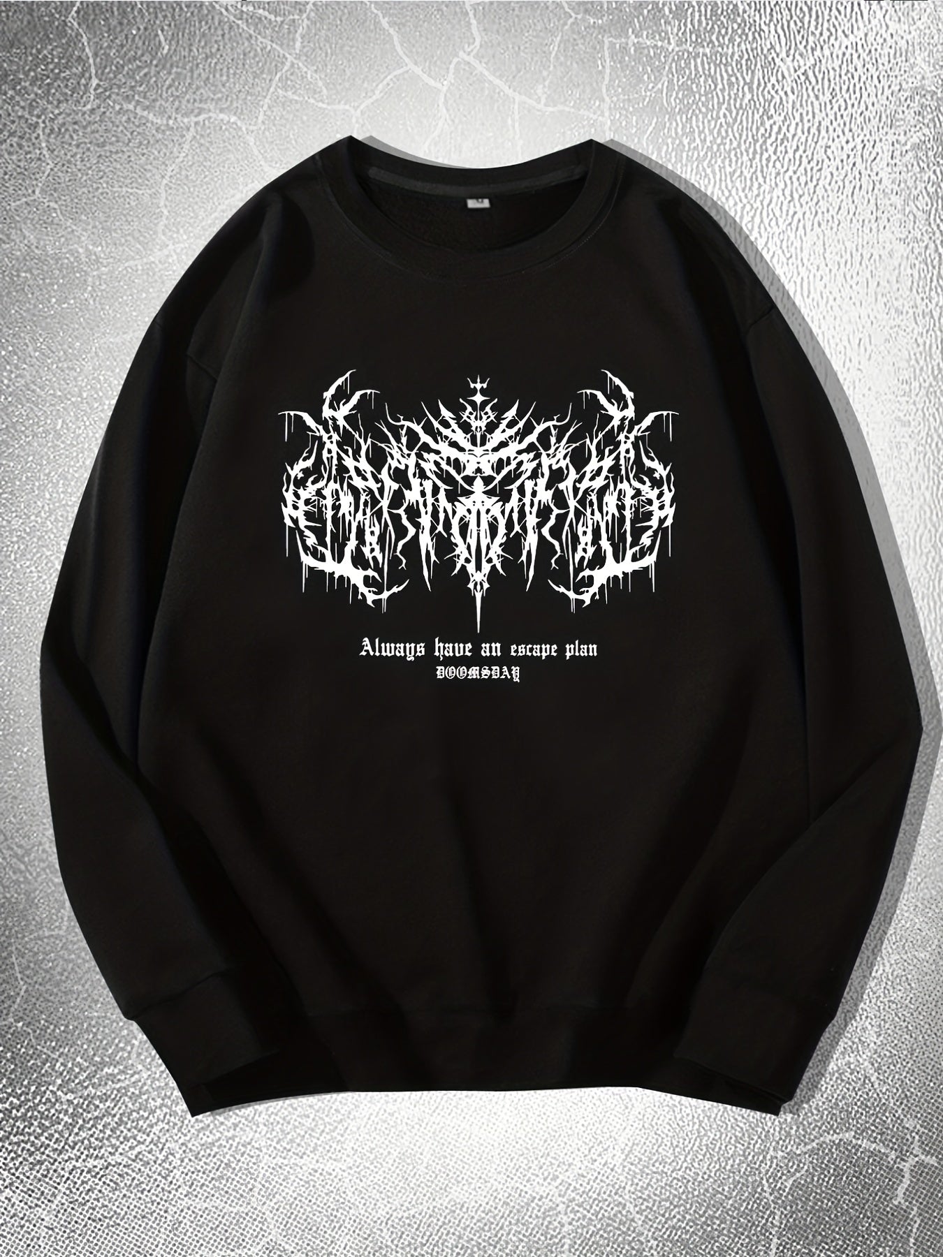 Skeleton Thorns Graphic Sweatshirt
