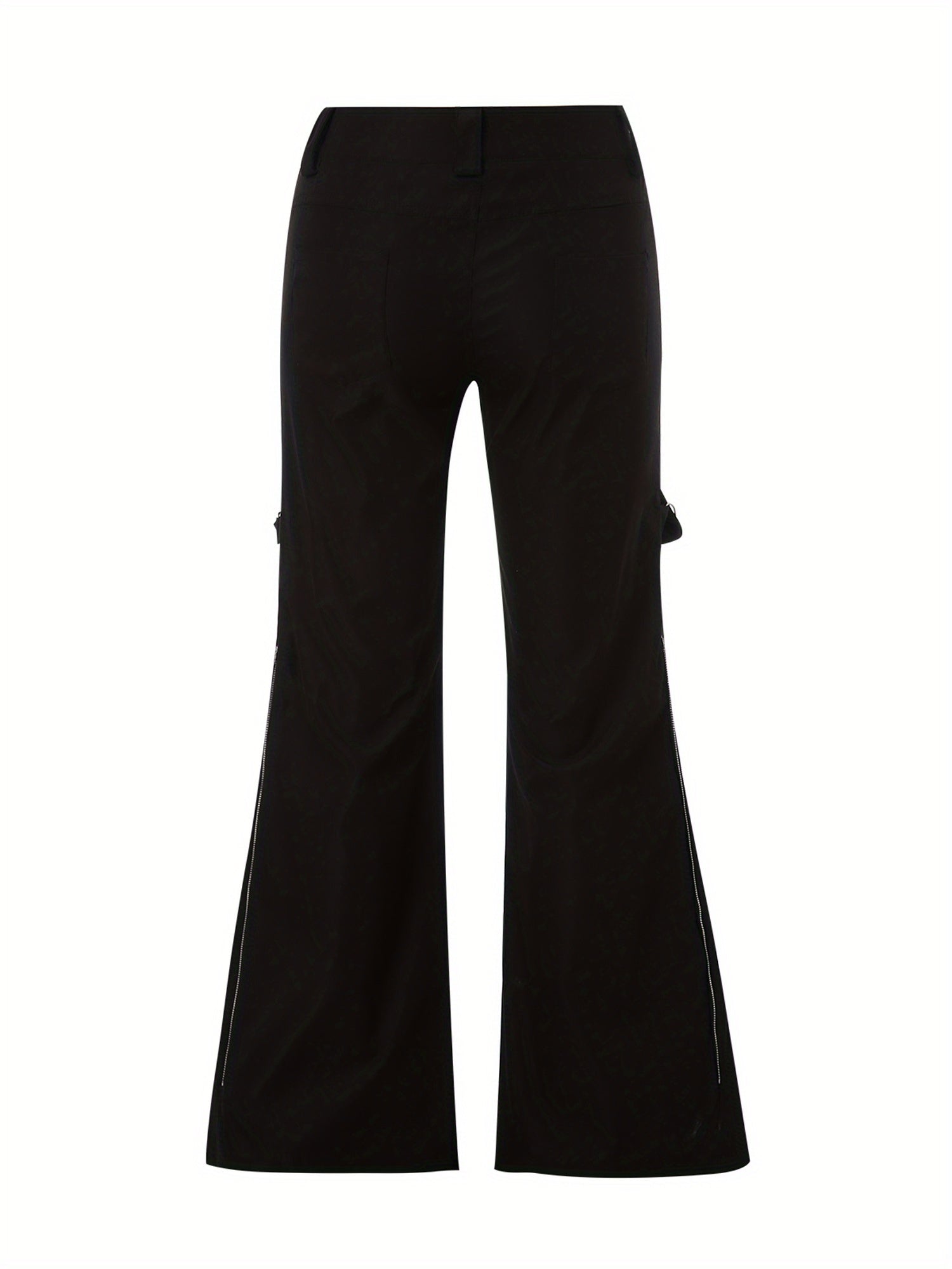 Tied UP Low-Waist Wide-leg Trousers