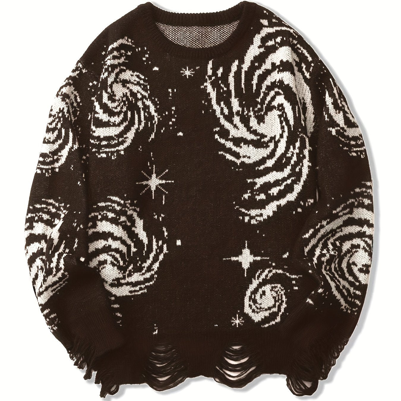 Knitted Galaxy Pattern Sweater