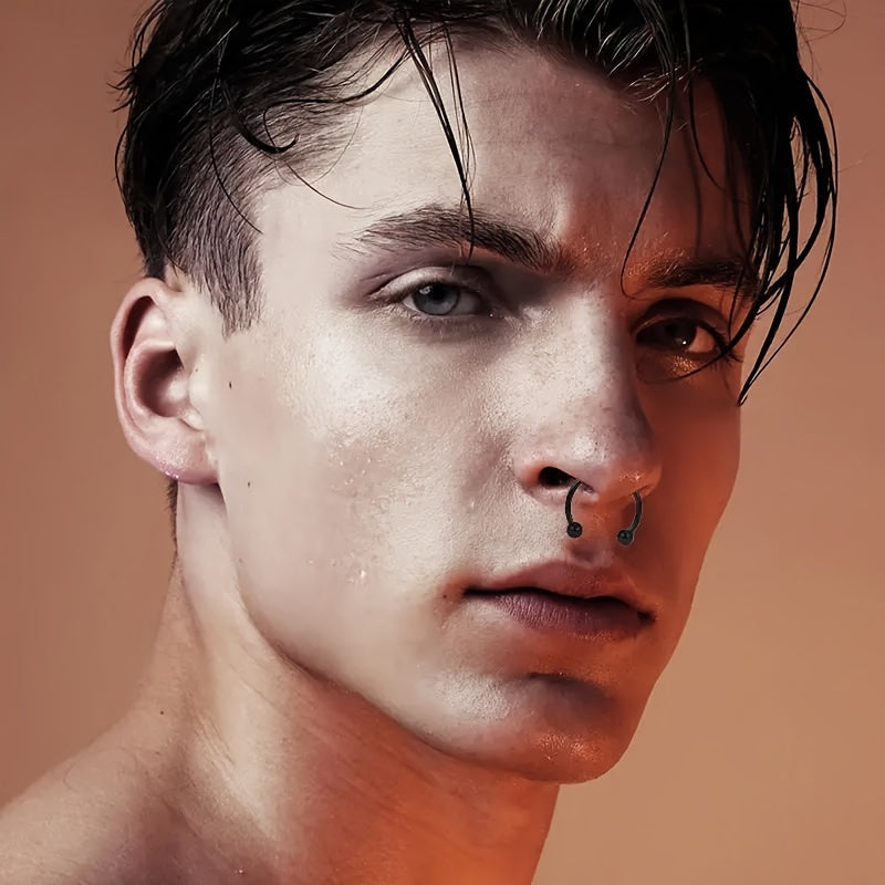 32pcs/set 16G Septum Horseshoe Rings