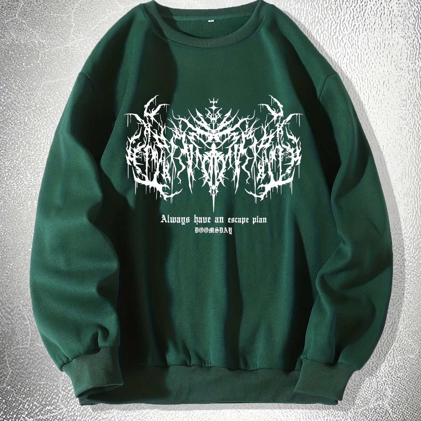 Skeleton Thorns Graphic Sweatshirt