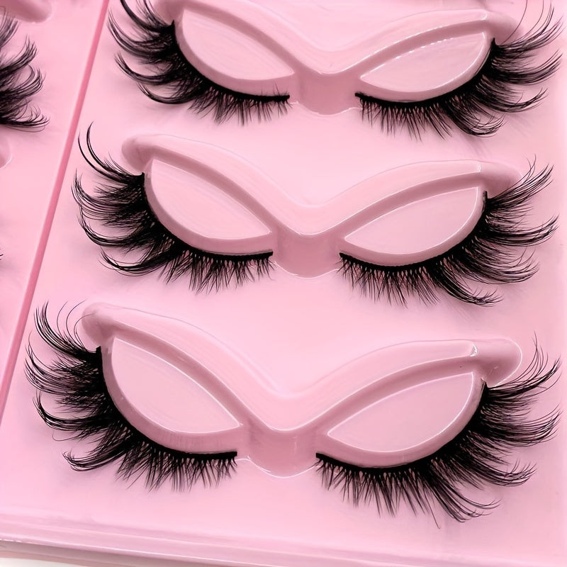 5 Pairs of Luxurious Wispy Faux Mink Eyelashes