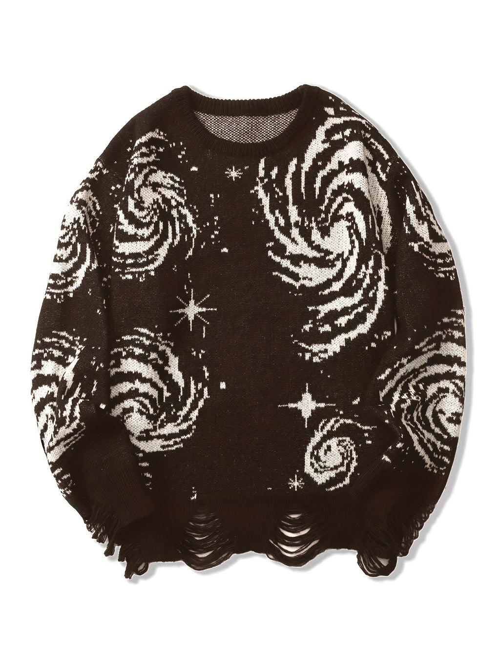 Knitted Galaxy Pattern Sweater