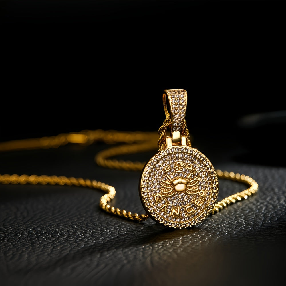 14k Gold Plated Zodiac Coins Necklace