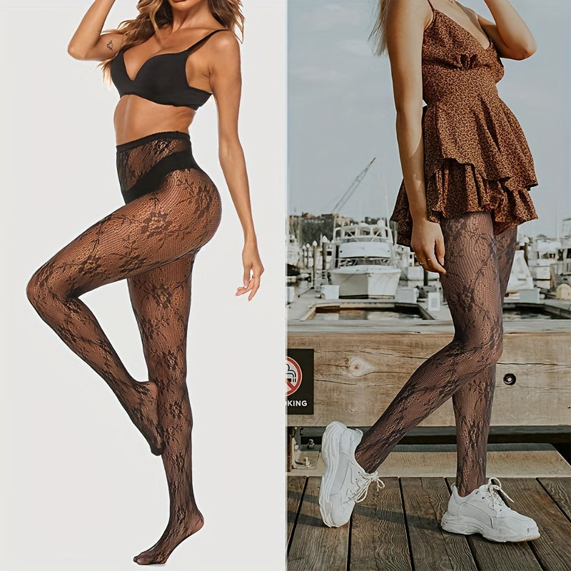 4 pairs Patterned Fishnets