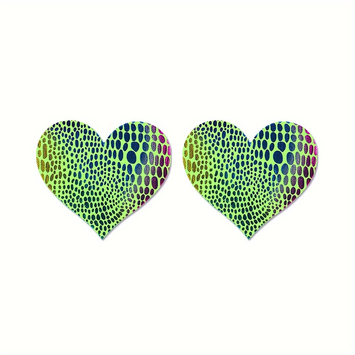 12 Pairs Holographic Neon Nipple Pasties