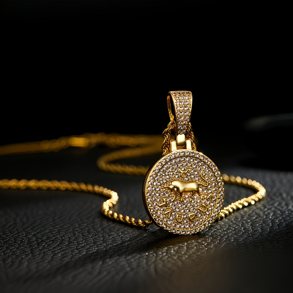 14k Gold Plated Zodiac Coins Necklace