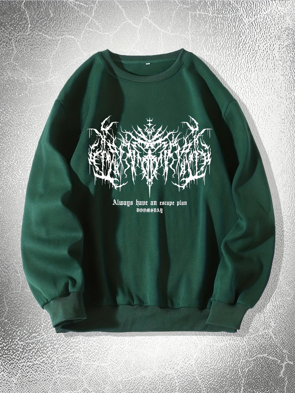 Skeleton Thorns Graphic Sweatshirt