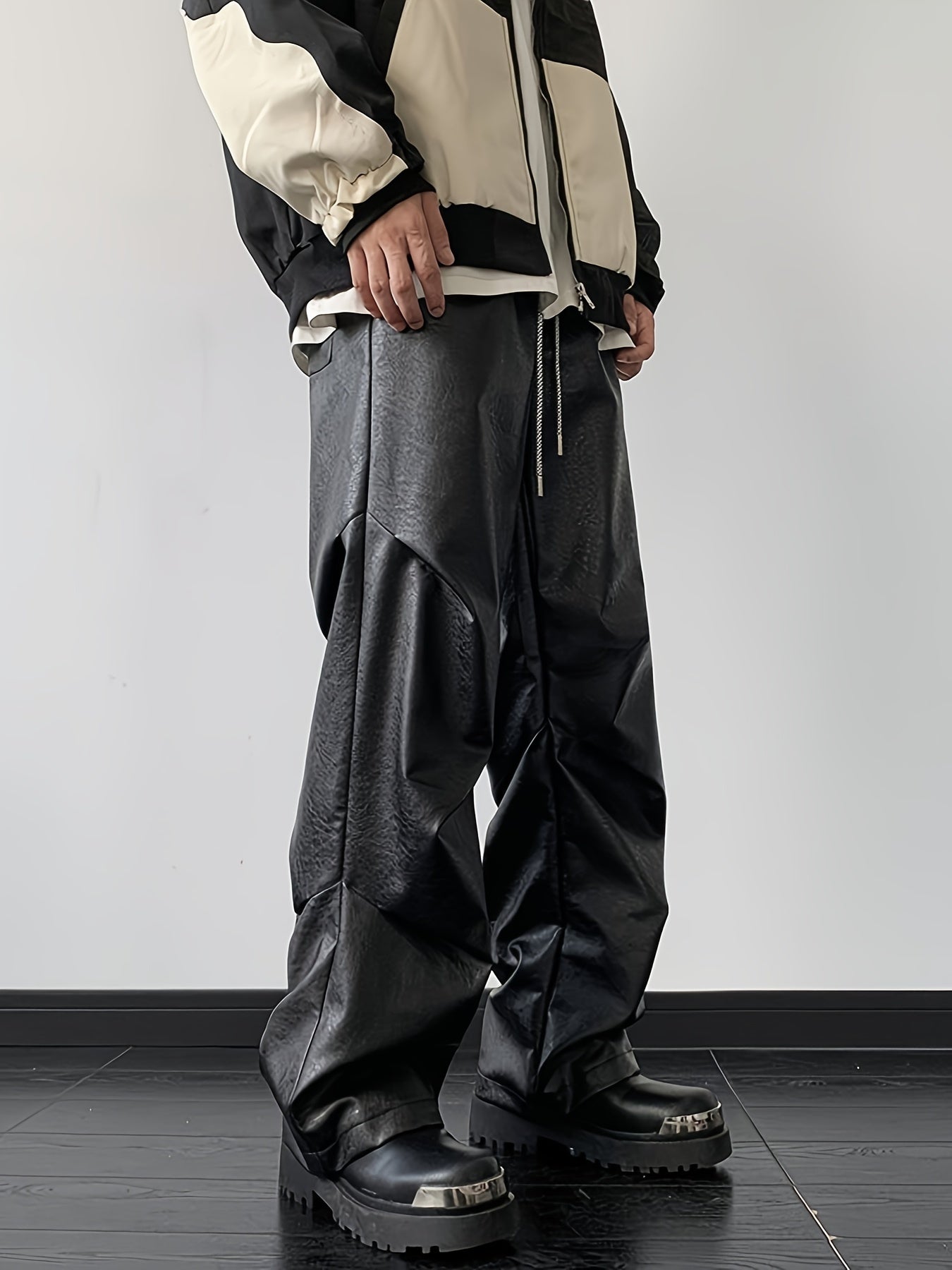 Get Loose Faux Leather Pants