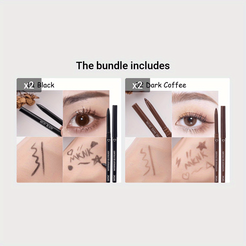 5 Color Waterproof Eyeliner Pen