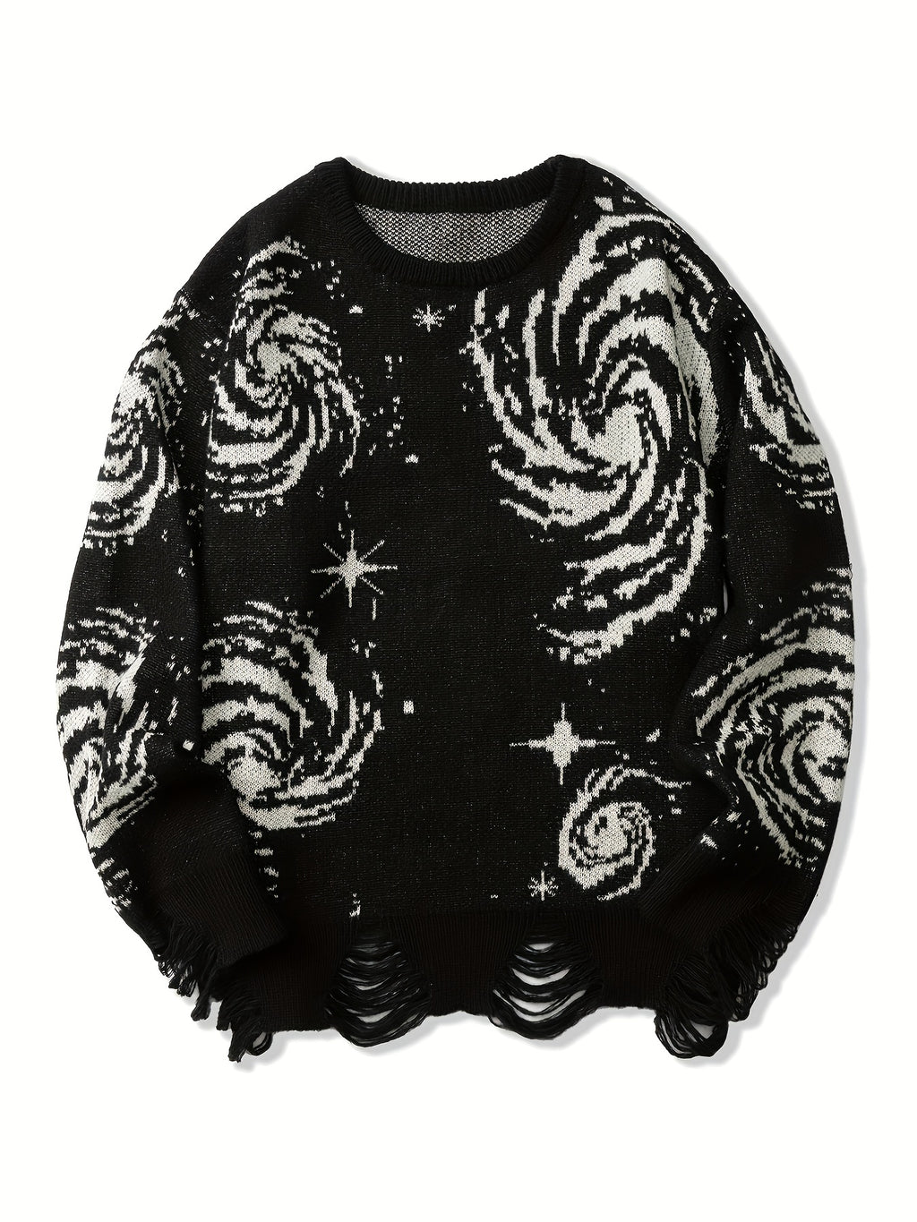 Knitted Galaxy Pattern Sweater