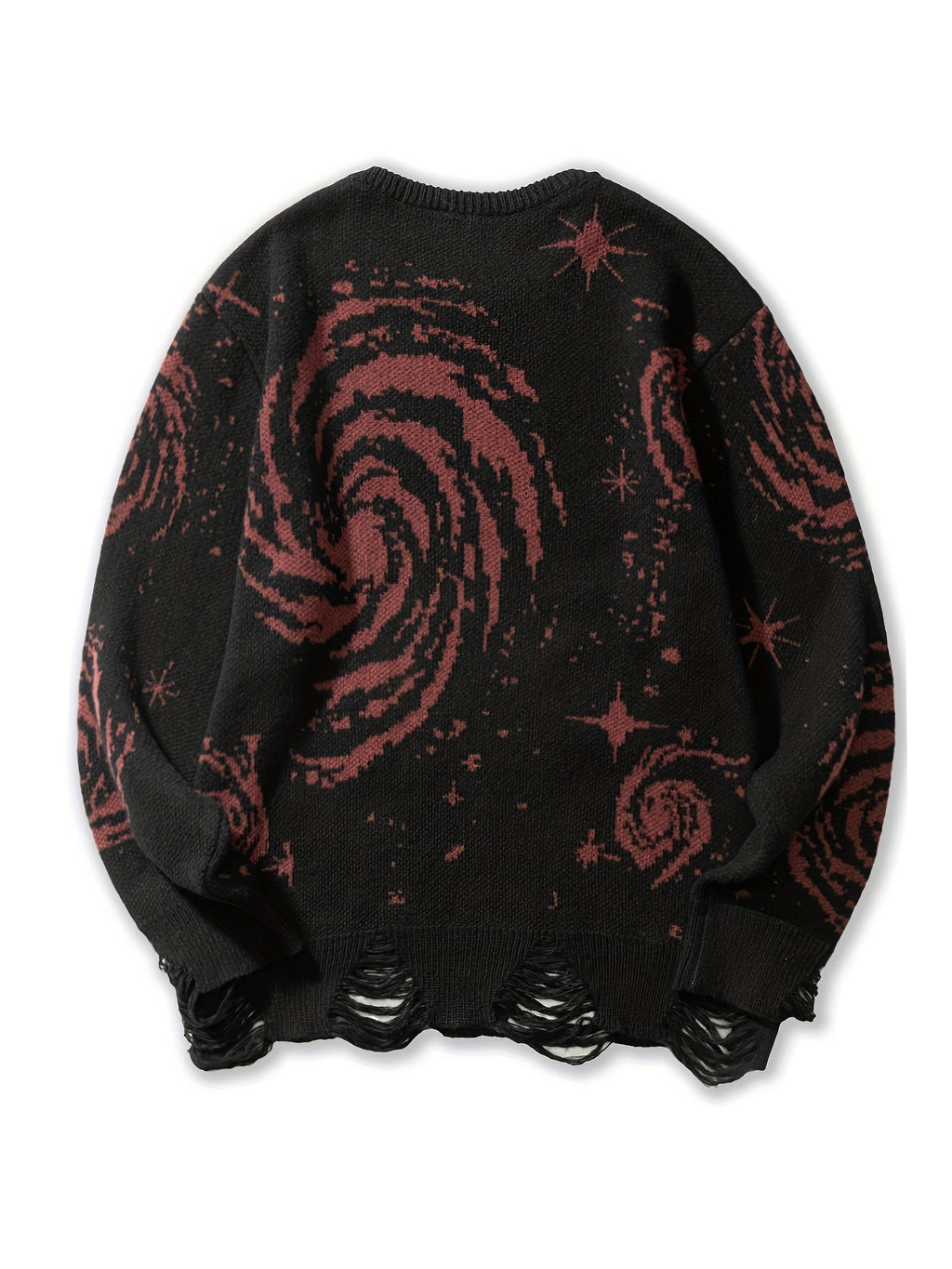 Knitted Galaxy Pattern Sweater