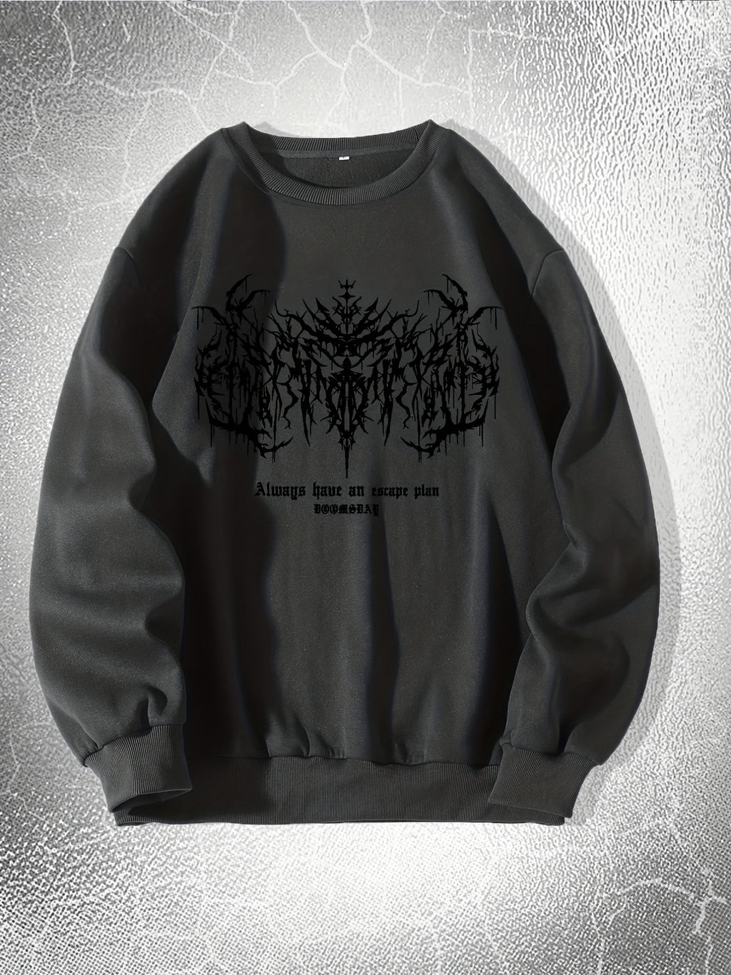 Skeleton Thorns Graphic Sweatshirt