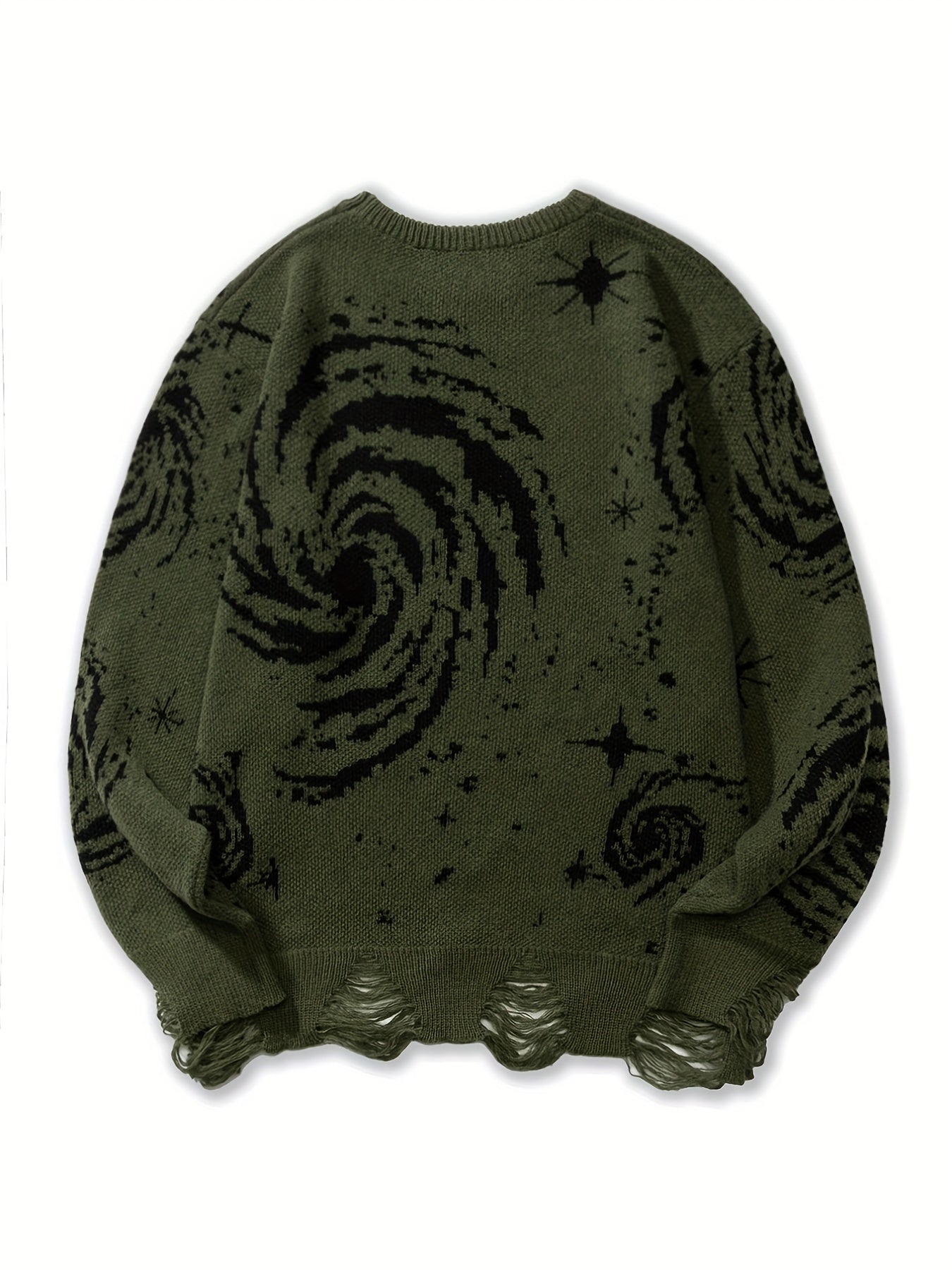 Knitted Galaxy Pattern Sweater