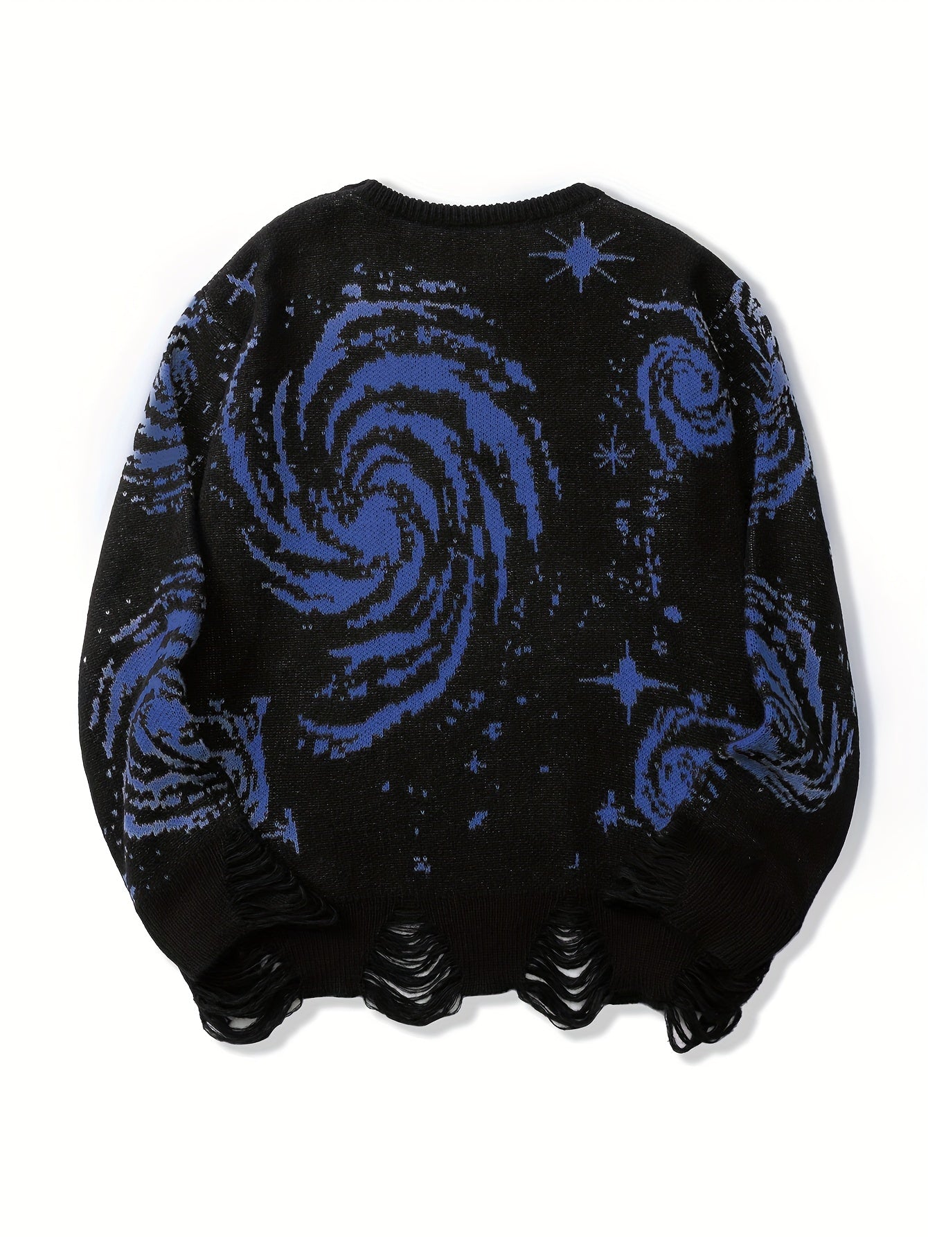 Knitted Galaxy Pattern Sweater