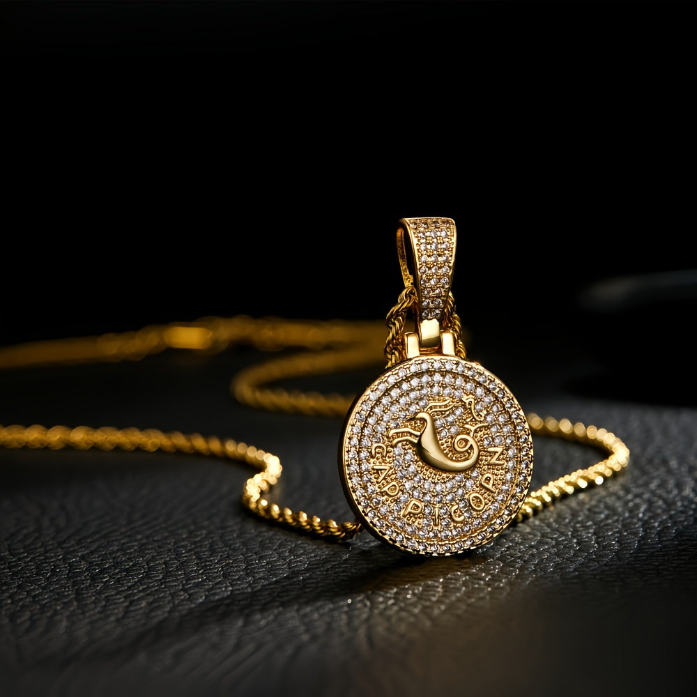 14k Gold Plated Zodiac Coins Necklace