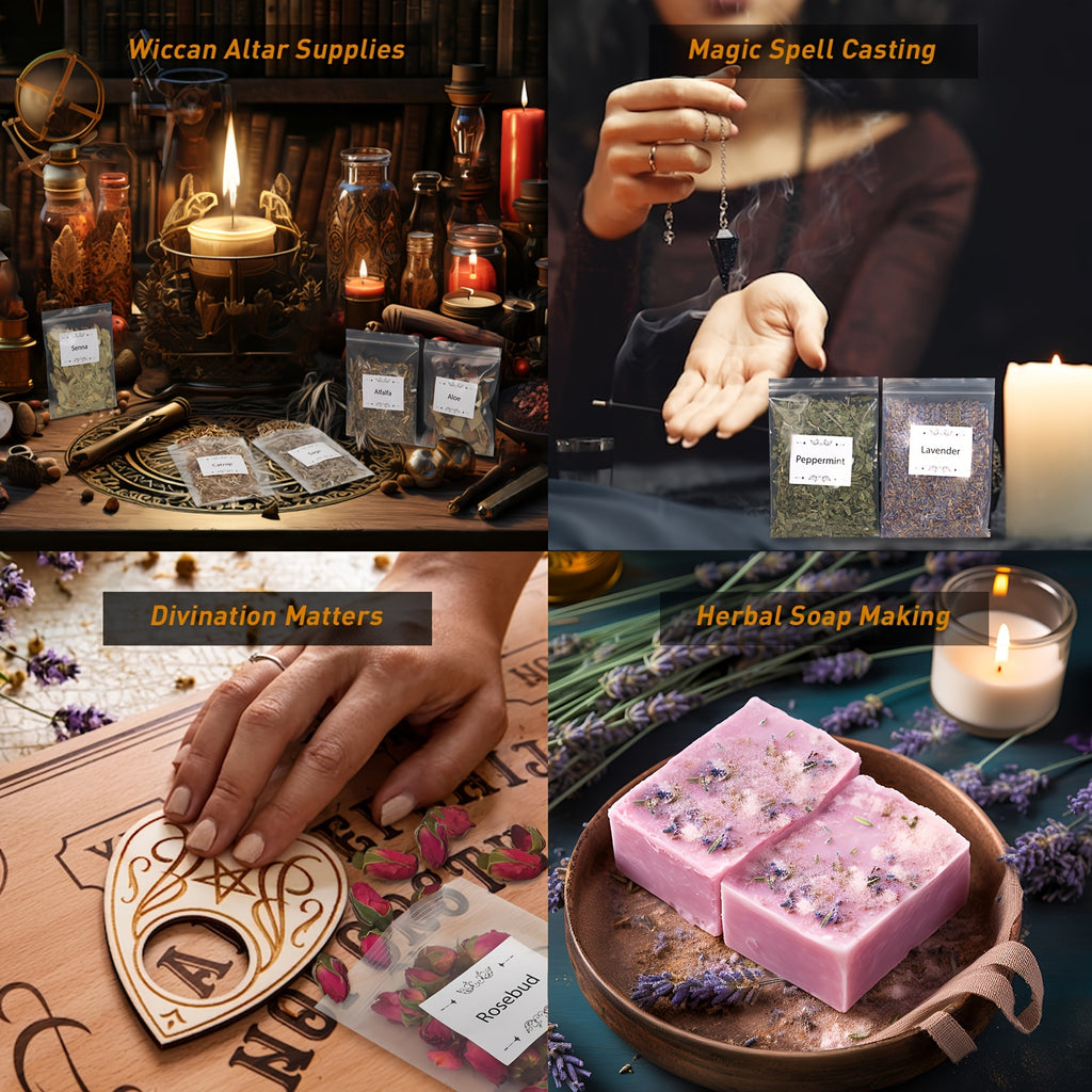 38pcs Witchcraft Supplies Kit