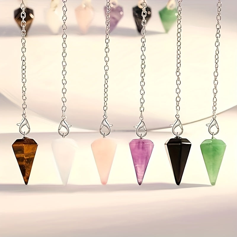 6pcs Crystal Pendulum Set