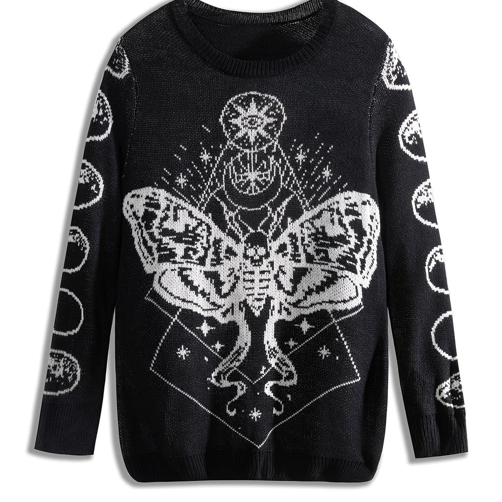 Magical Moth Crew Neck Sweater