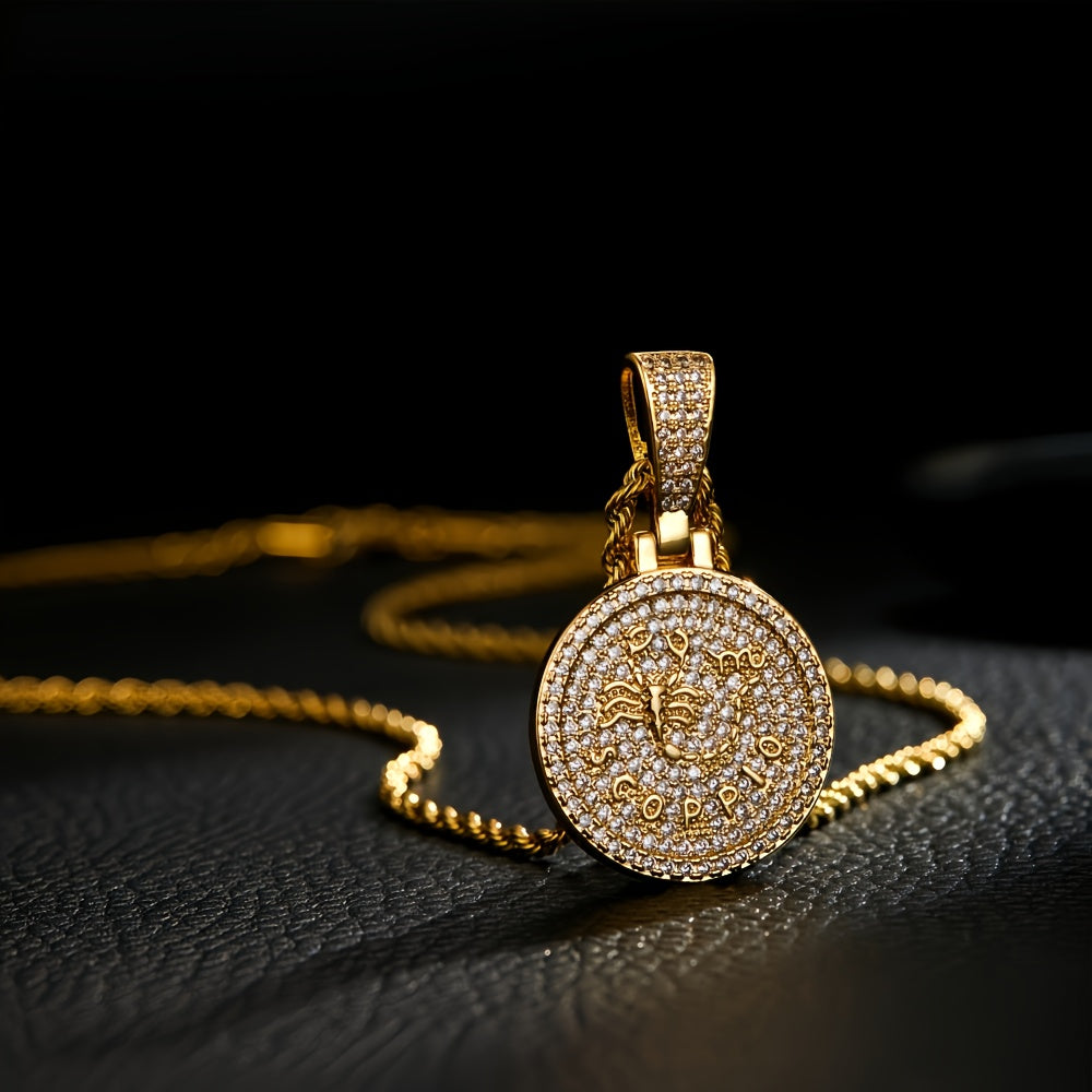 14k Gold Plated Zodiac Coins Necklace