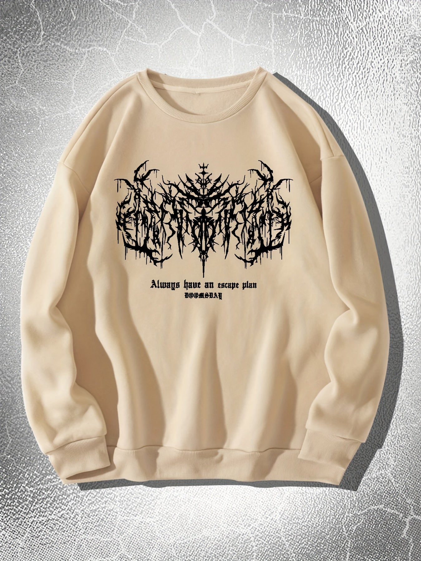 Skeleton Thorns Graphic Sweatshirt