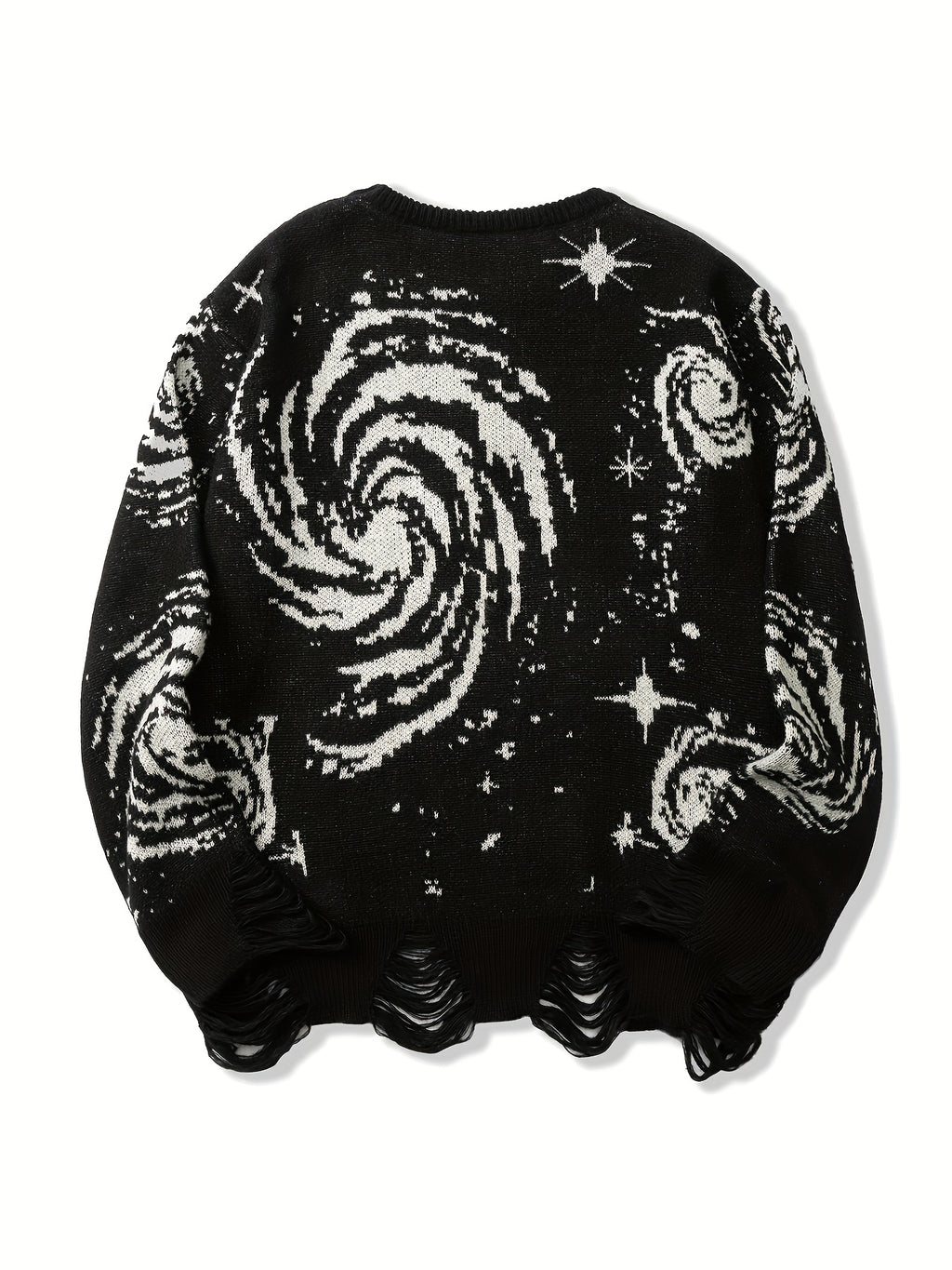 Knitted Galaxy Pattern Sweater