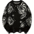 Knitted Galaxy Pattern Sweater