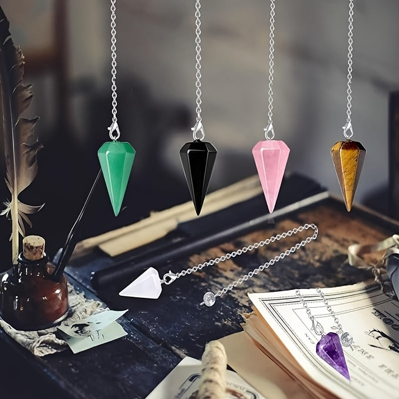 6pcs Crystal Pendulum Set