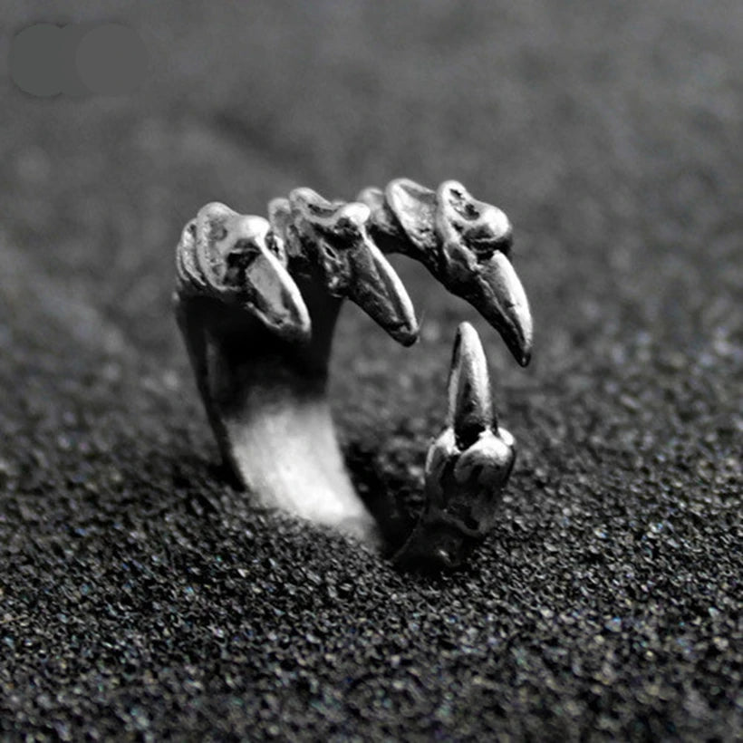 Adjustable Dragon Claw Ring