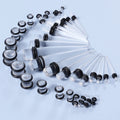 36pcs Acrylic Ear Gauge Taper and Plug Stretching Kit