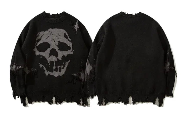 Shredded Horror Knit Sweater