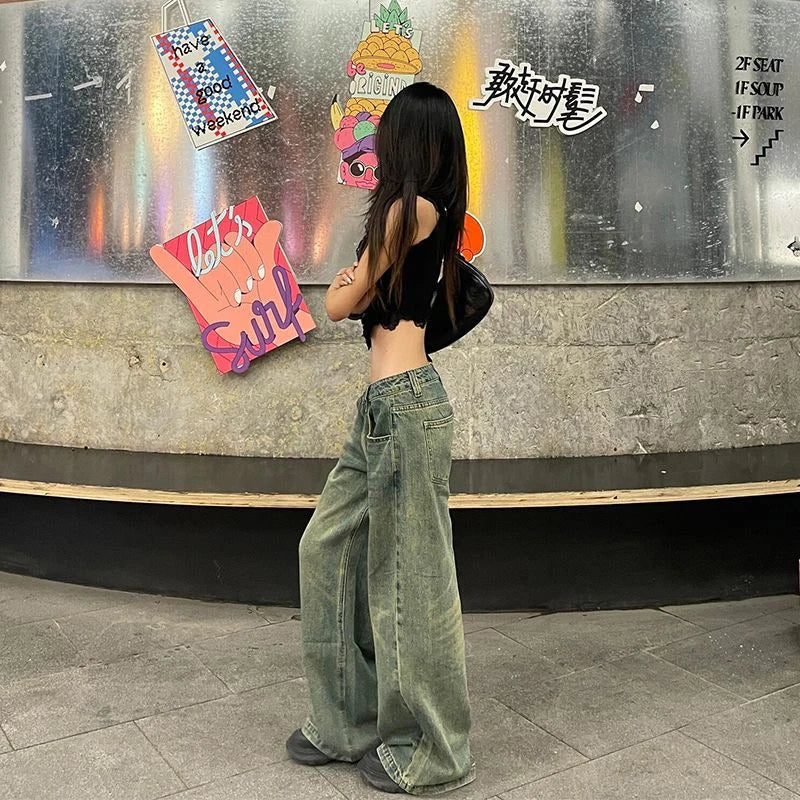 Low Rise Vintage Baggy Jeans