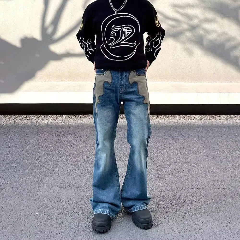 Western Micro Flared Jeans