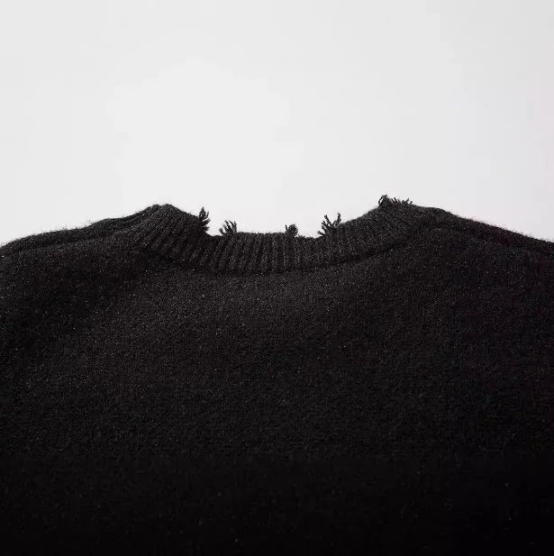Shredded Horror Knit Sweater