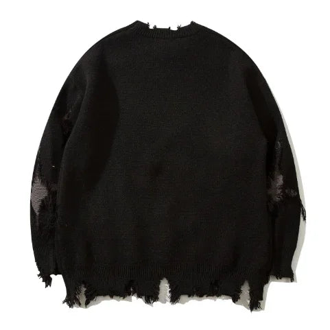 Shredded Horror Knit Sweater
