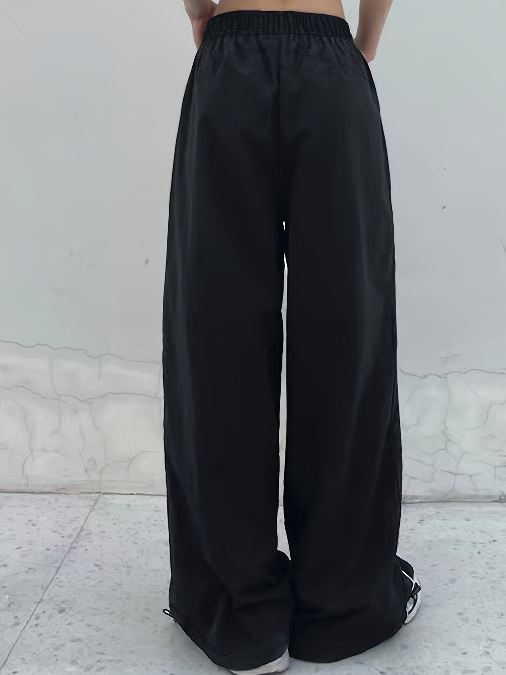 Star Print Loose Sweat Pants