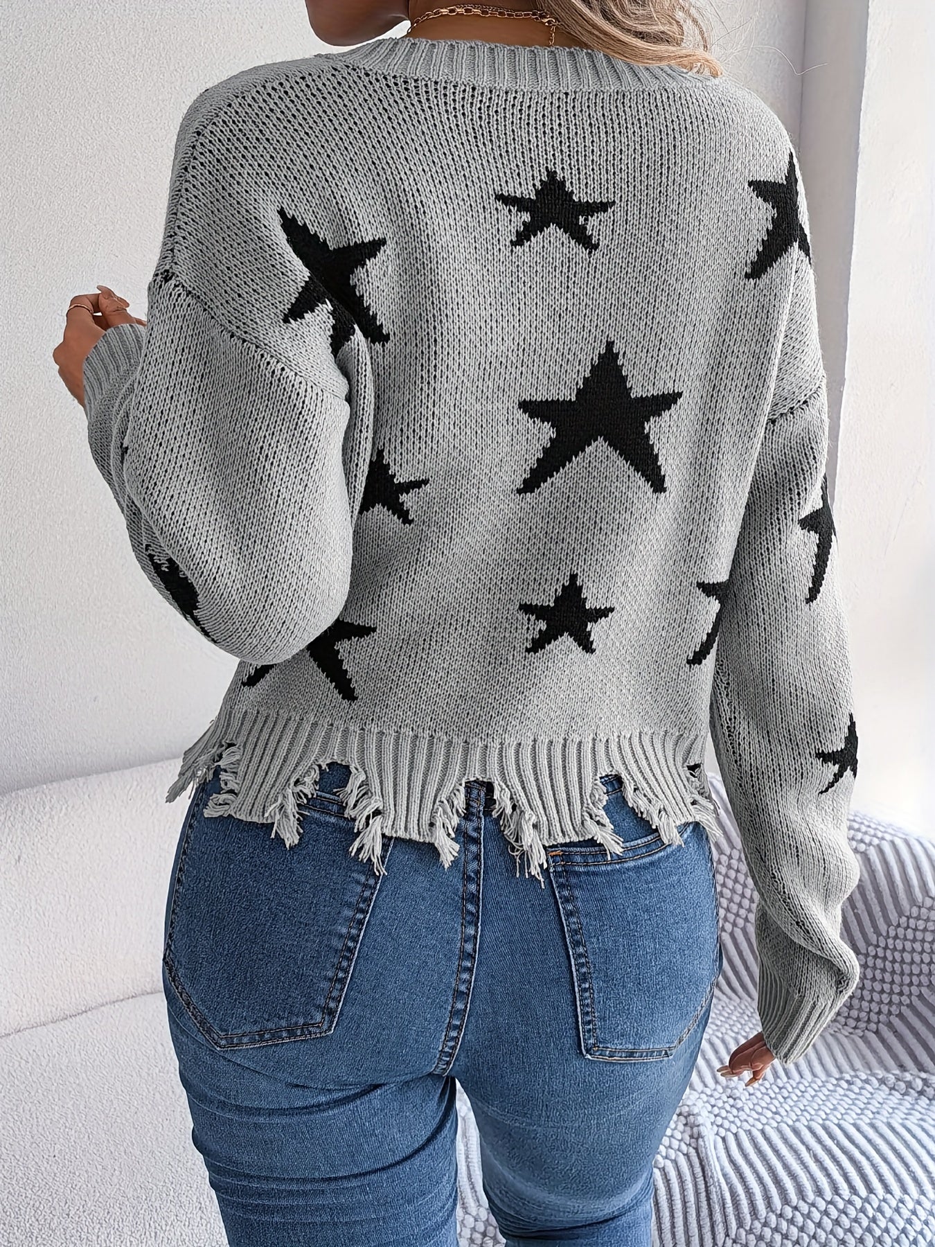 Stary Distressed Sweater