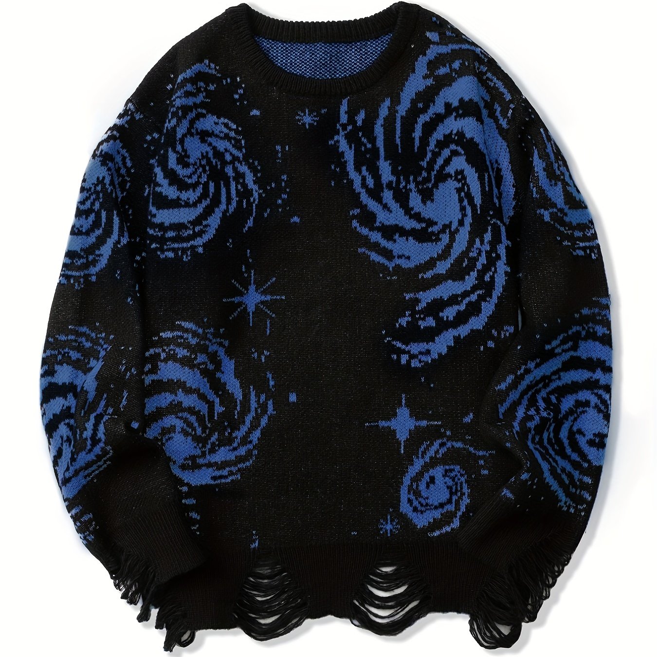 Knitted Galaxy Pattern Sweater