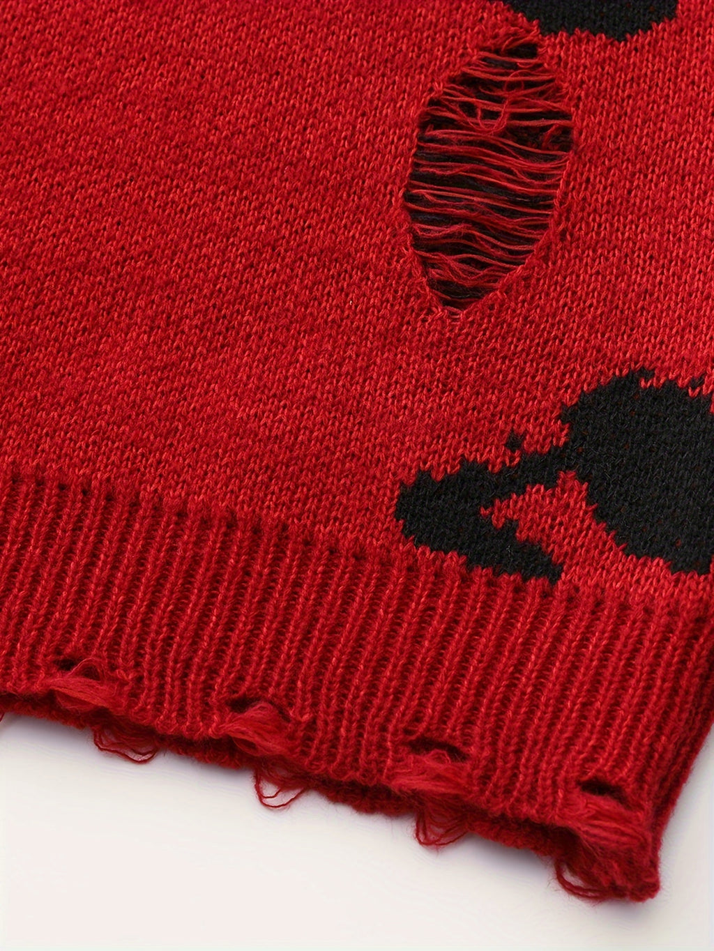 Abstract Pattern Knit Sweater