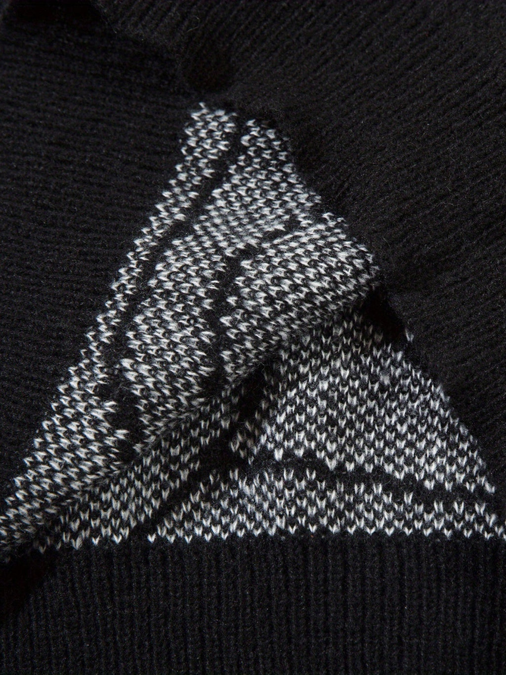 Spider Web Pattern Knitted Sweater