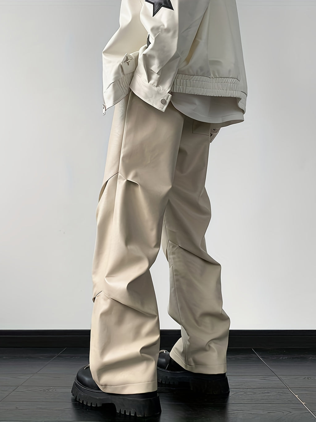 Get Loose Faux Leather Pants