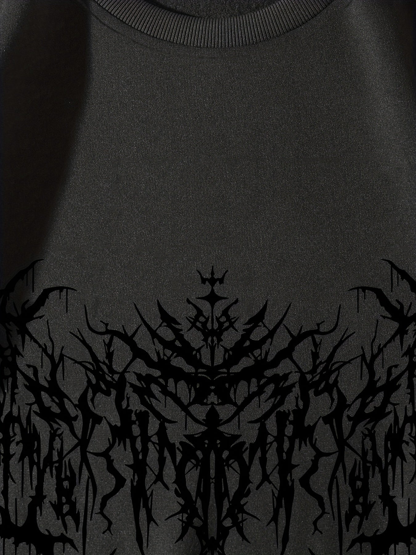 Skeleton Thorns Graphic Sweatshirt