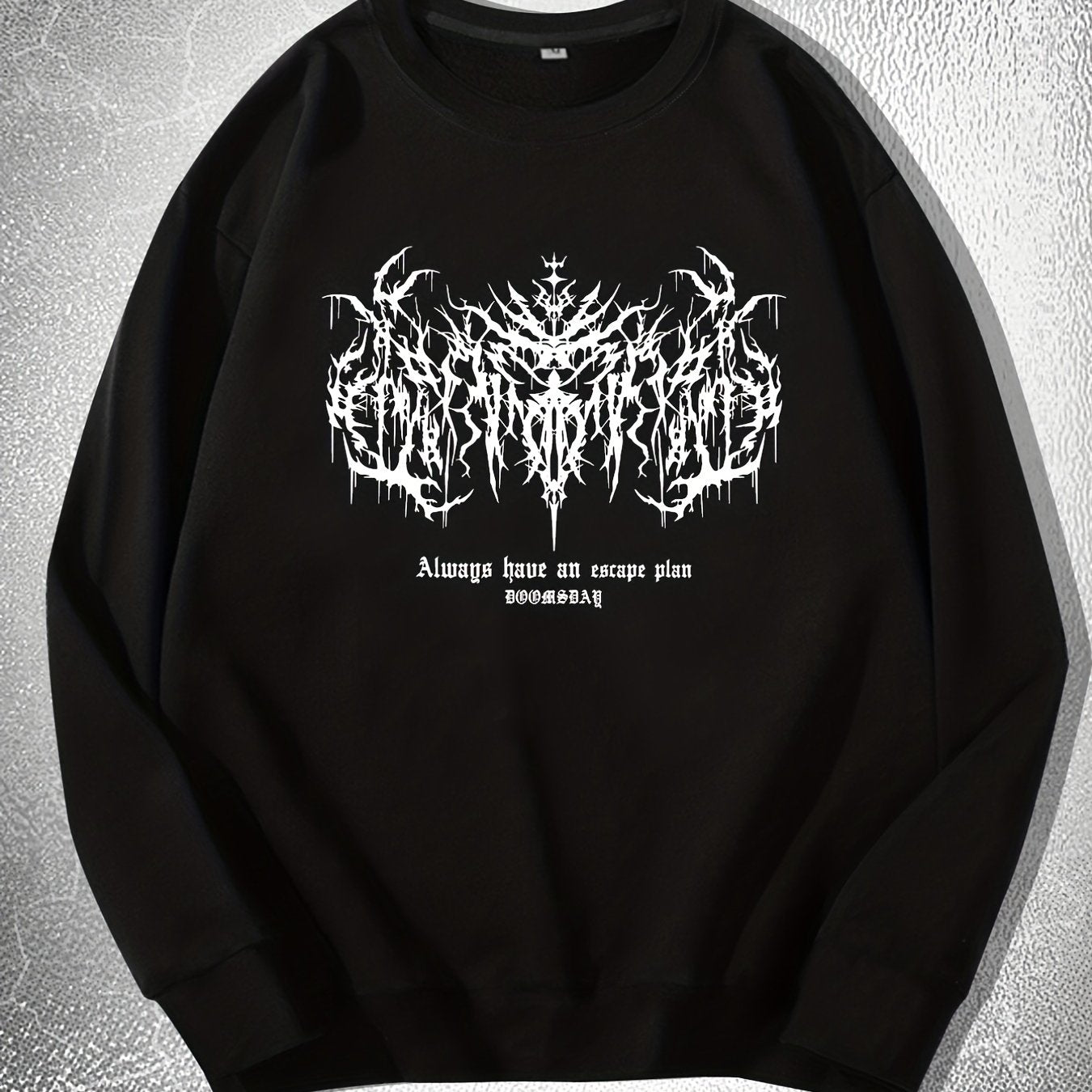 Skeleton Thorns Graphic Sweatshirt