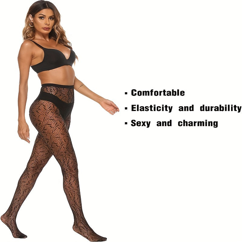 4 pairs Patterned Fishnets