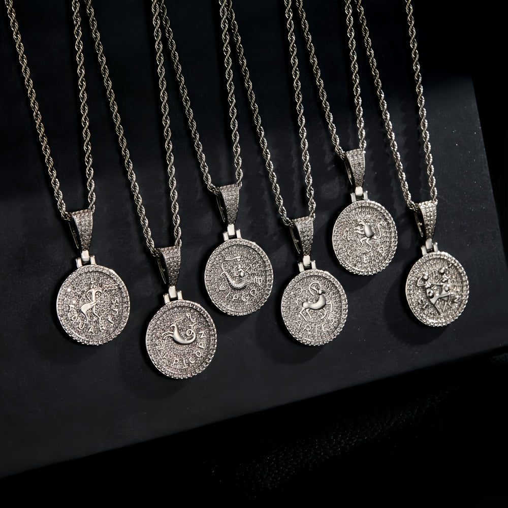 14k Gold Plated Zodiac Coins Necklace