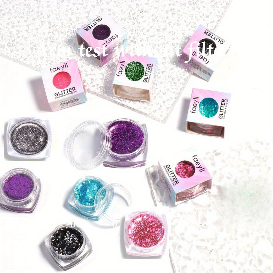 3pcs Face and Body Gel Glitter Set