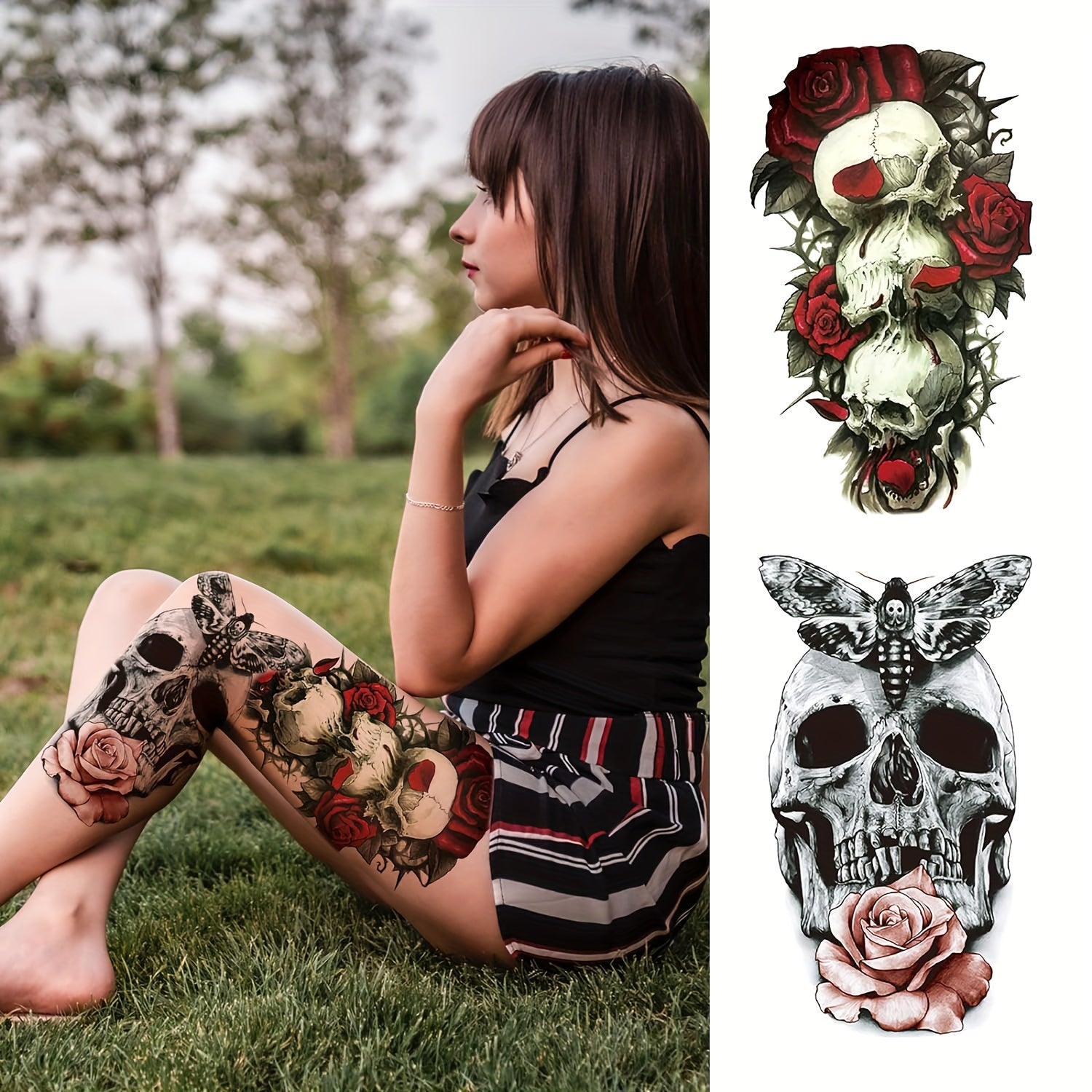 8pcs Temporary Tattoo Sleeves